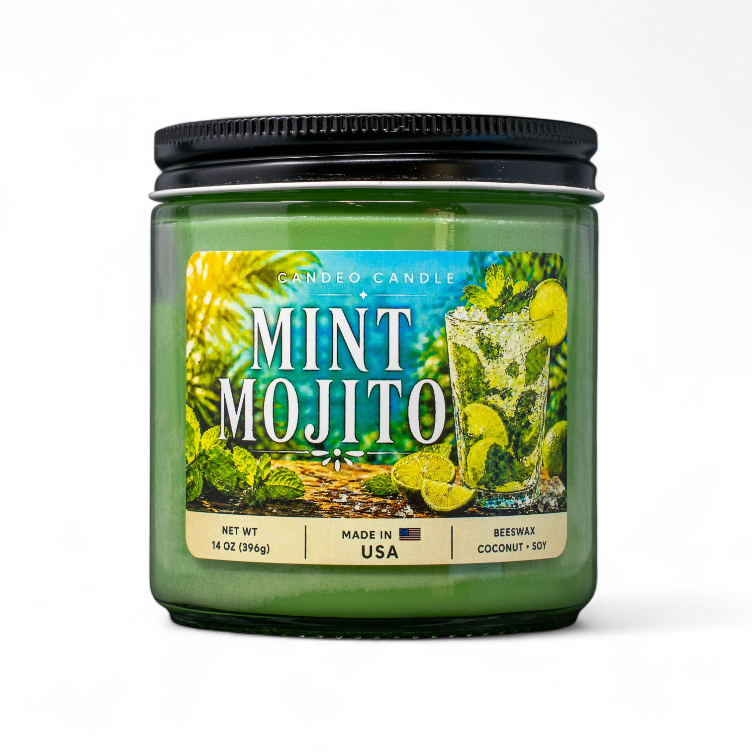 Mint Mojito, 14oz Soy Candle Jar