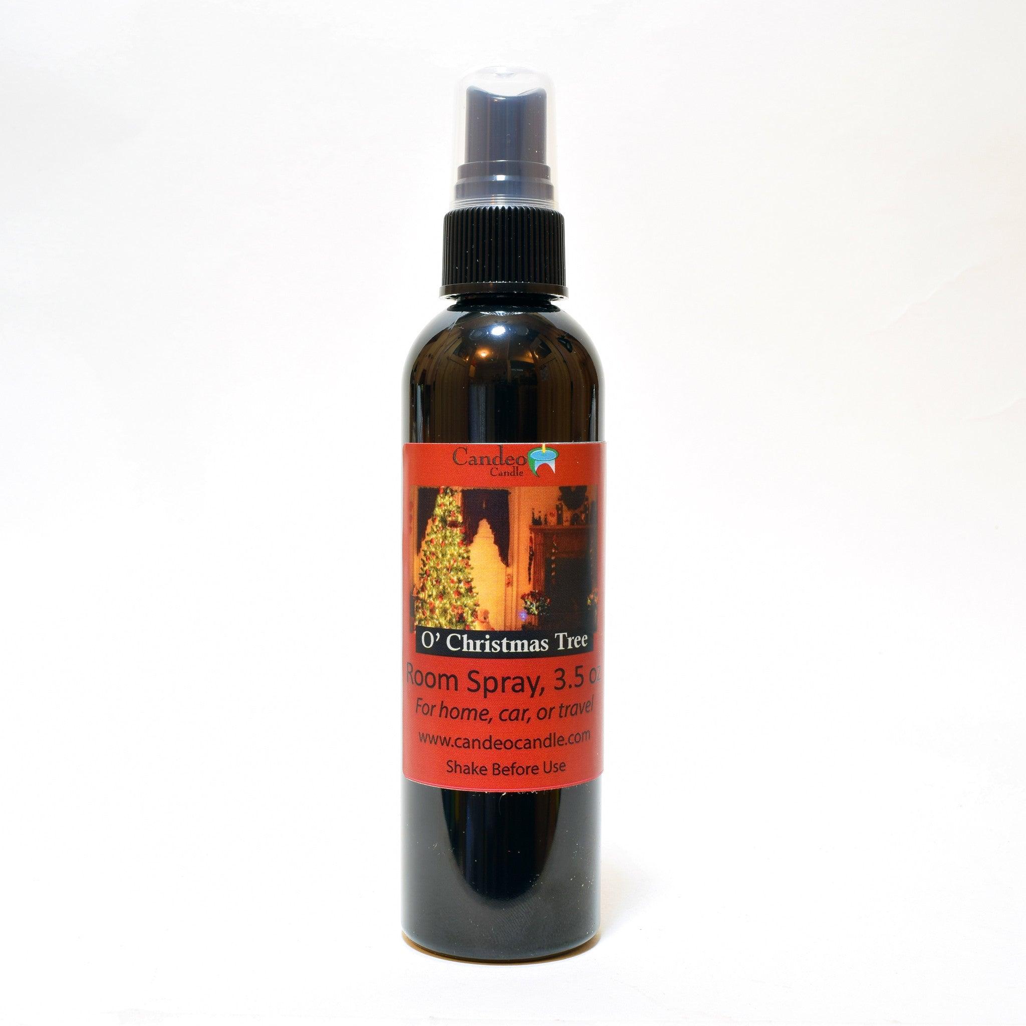 O' Christmas Tree, 3.5 oz Room Spray - Candeo Candle