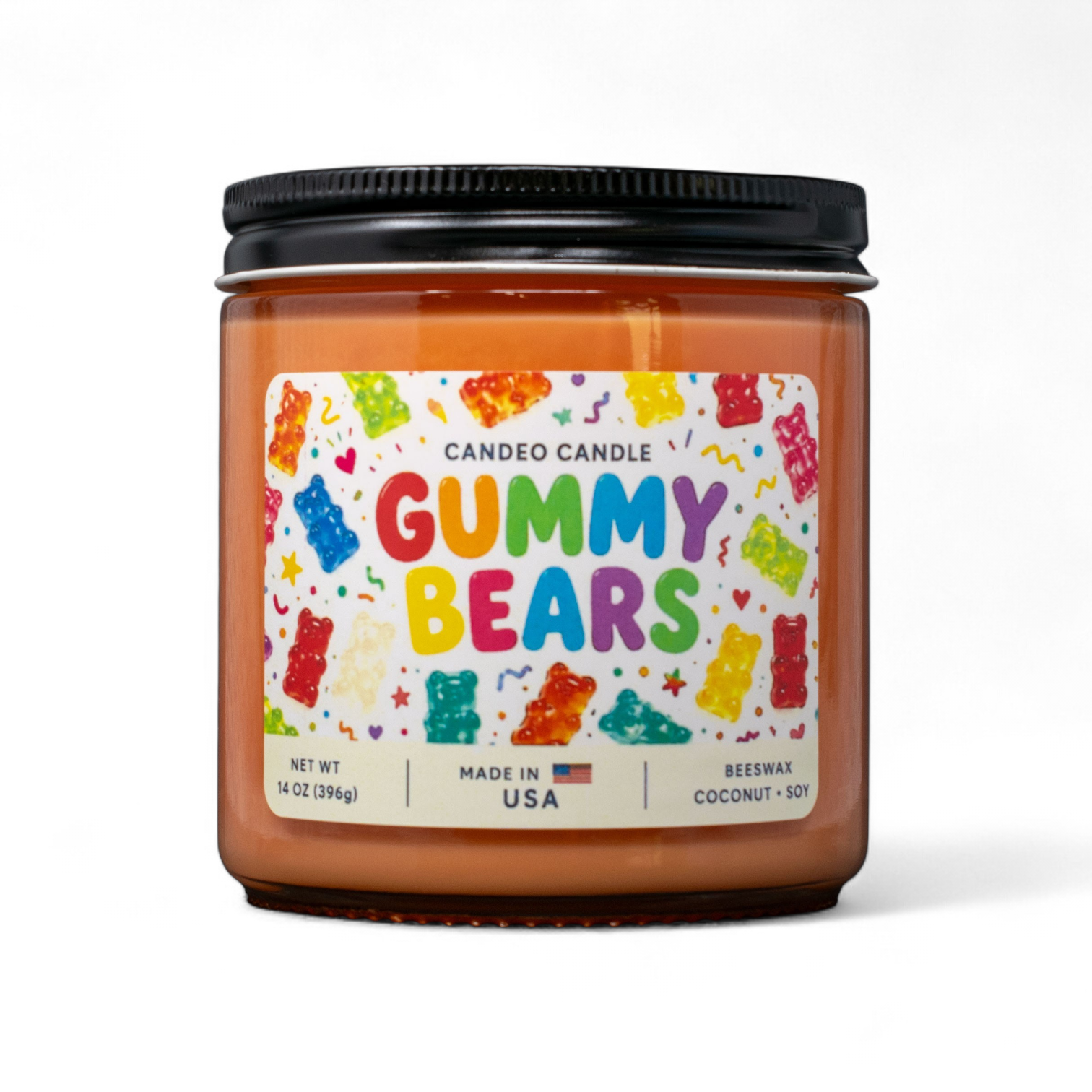 Gummy Bears, 14oz Soy Candle Jar