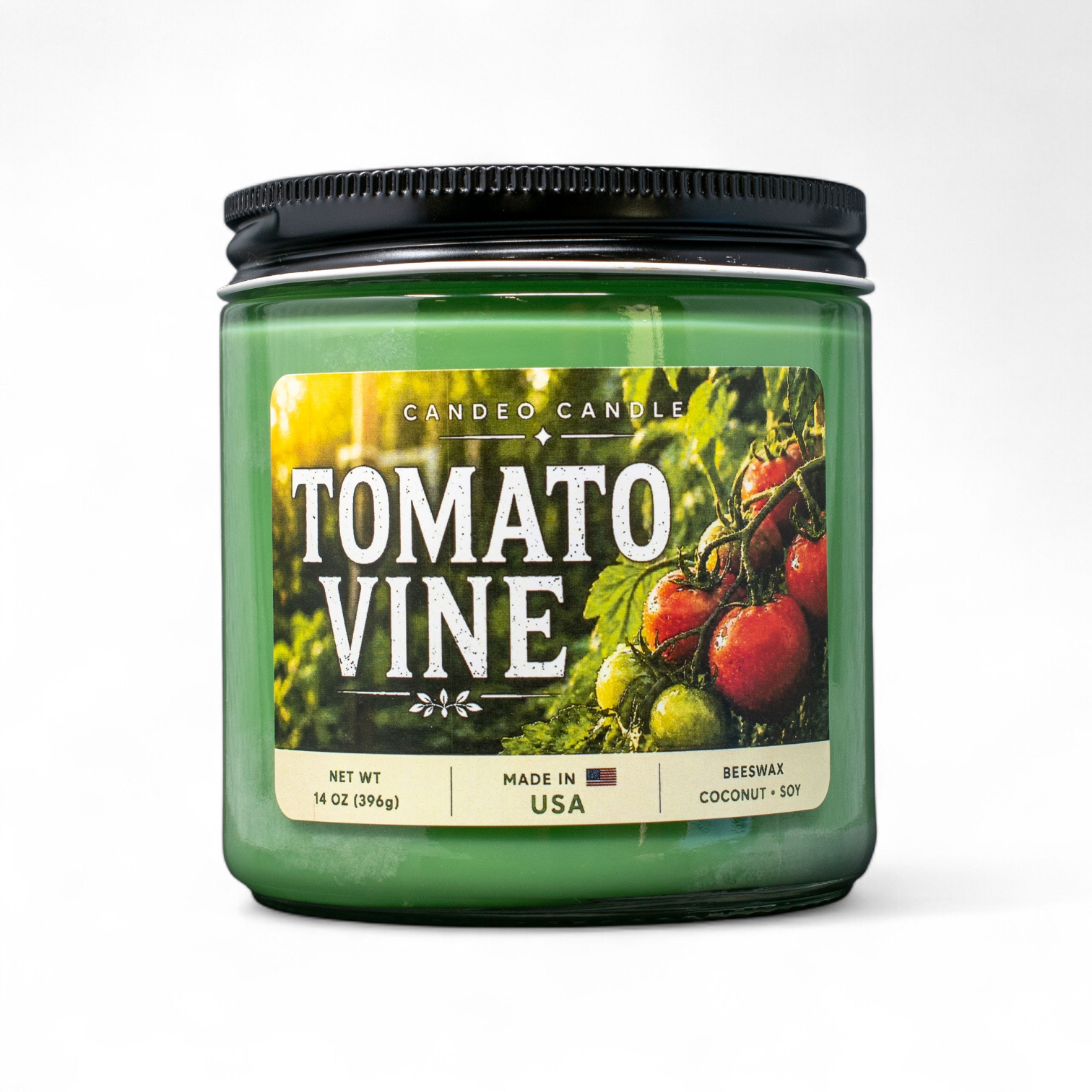 Tomato Vine, 14oz Soy Candle Jar