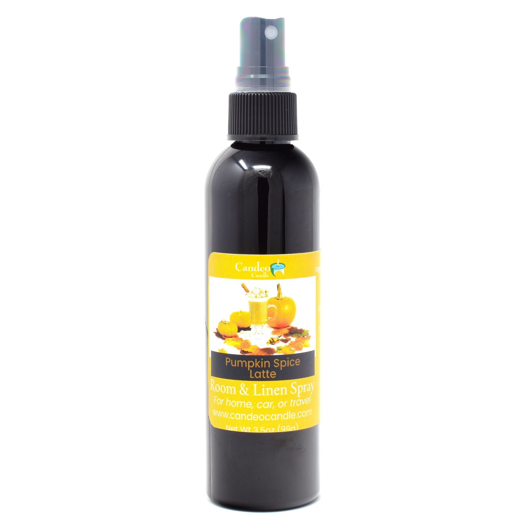 Pumpkin Spice Latte, 3.5 oz Room Spray - Candeo Candle